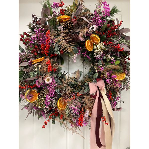 Luxury Christmas Wreath by The Dancing Daffodil