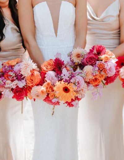 The Dancing Daffodil - Ashton & Josh - Bride and bridesmaid bouquets