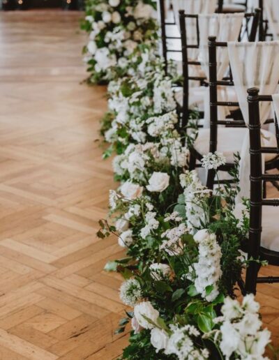 The Dancing Daffodil - Wedding Pew Ends - Bethan & Nathan