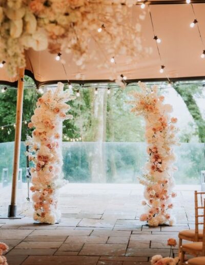 The Dancing Daffodil - Wedding Arch - Danielle & Rob