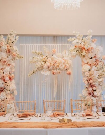 The Dancing Daffodil - Wedding Top Table - Danielle & Rob